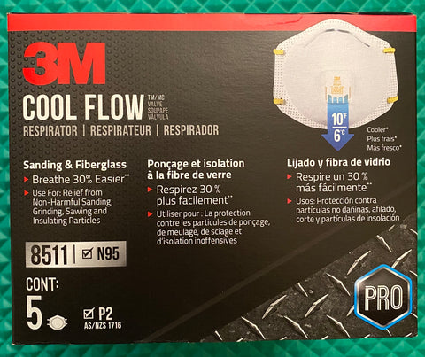 3M N95 8511 Respirator Mask