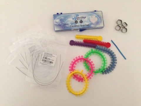 Ortho Prime Ceramic Bracket Sample Kit, Value at $100.00